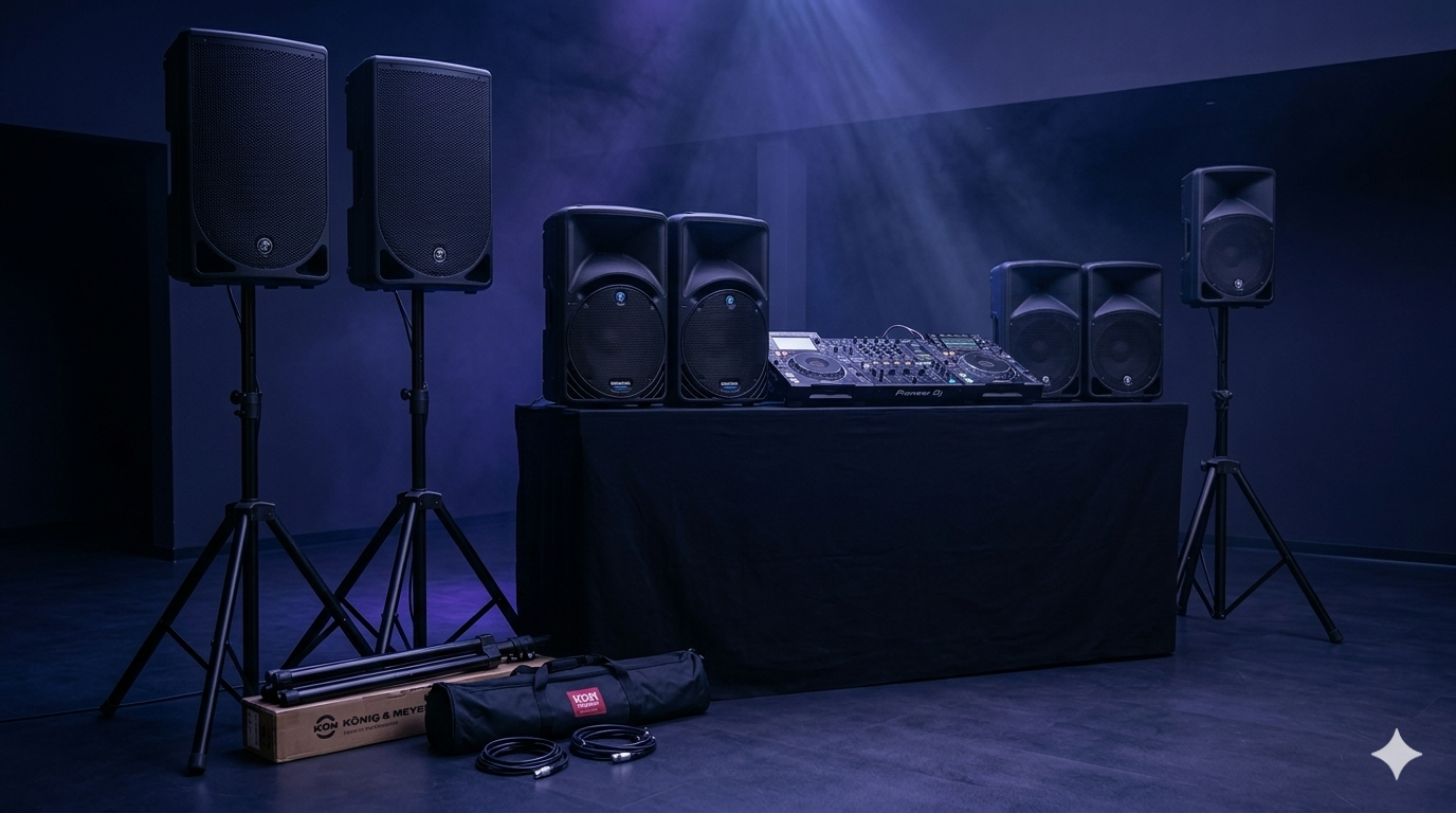 DJ Equipment Hintergrund